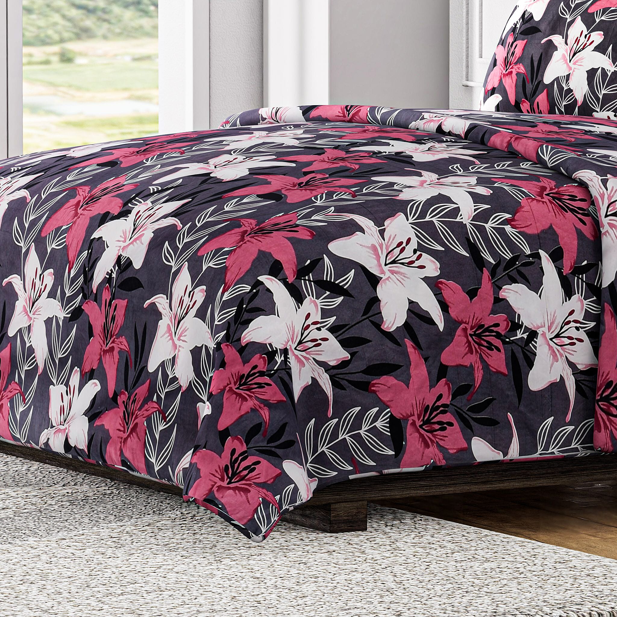 Cotton Solid Sheet (Size 200x1 cm) - Blue & Blue