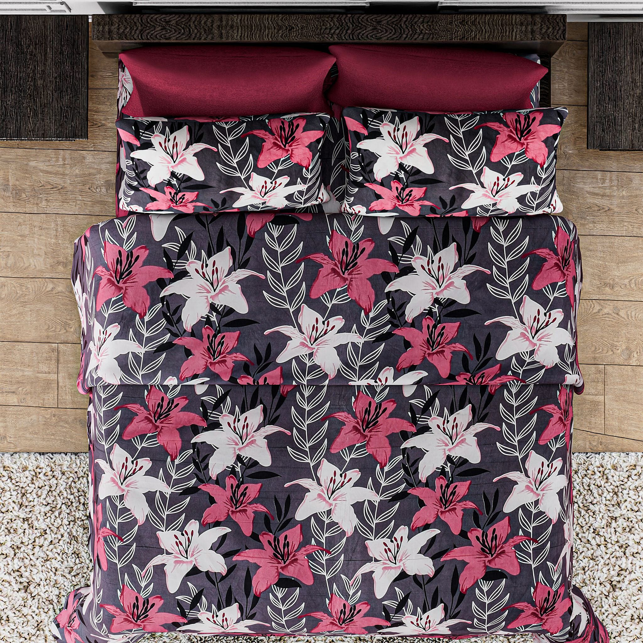 Cotton Solid Sheet (Size 200x1 cm) - Blue & Blue