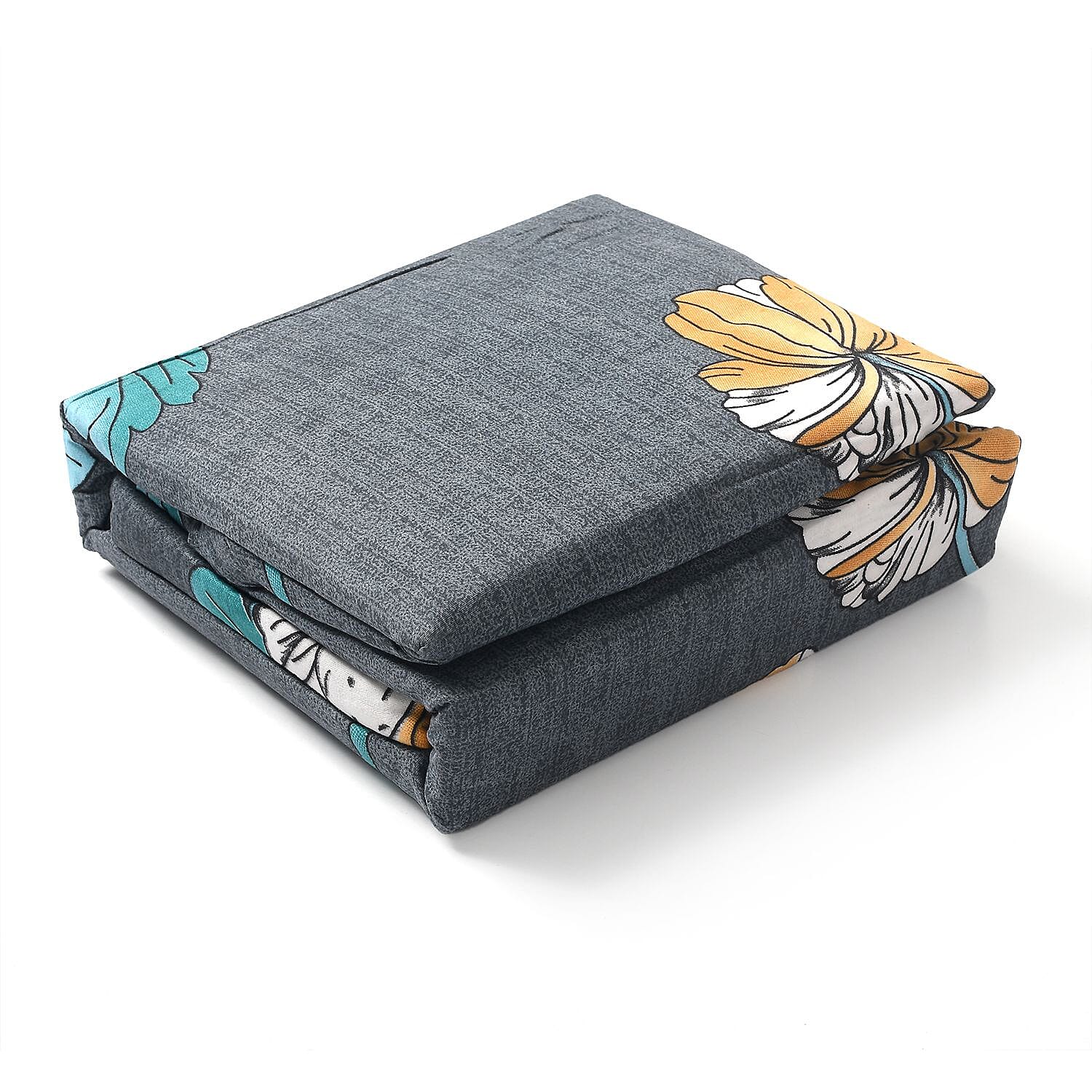 Cotton Solid Sheet (Size 200x1 cm) - Blue & Blue