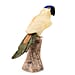 Tucson Find -- Gem Decor Parrot Figurine (Length 4 cm, Height - 12 Cm) - Brown