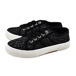 PALM SPRING - Casual Lace Up Ladies Shoes (Size 3) - Black