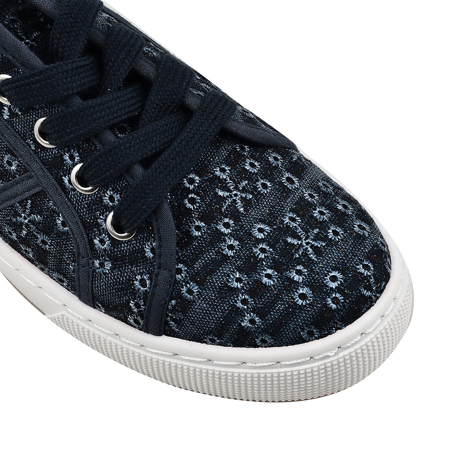 PALM SPRING - Casual Lace Up Ladies Shoes (Size 3) - Black