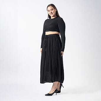 https://tjcuk.sirv.com/Products/75/0/7507637/Tamsy-Viscose-Solid-Skirt-Size-85x1-cm-Navy-Navy_7507637_2.jpg?w=342&h=342
