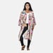 Viscose 100% ViscoseTropical Printed Long Kimono (One Size, Fit to 22) - Navy Blue and Multi