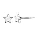 18K Vermeil Yellow Gold Over Sterling Silver Star Earrings (with Push Back)