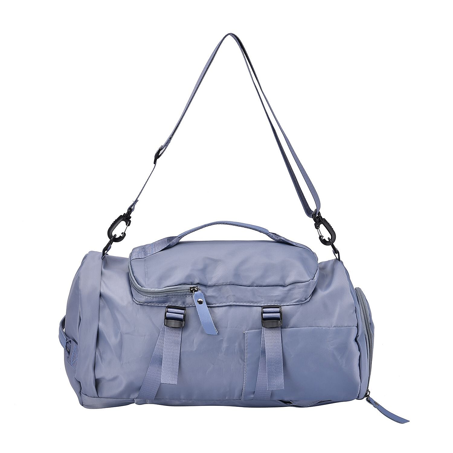 Polyester Solid Travel Bag (Size 43x23x23 cm) - Blue