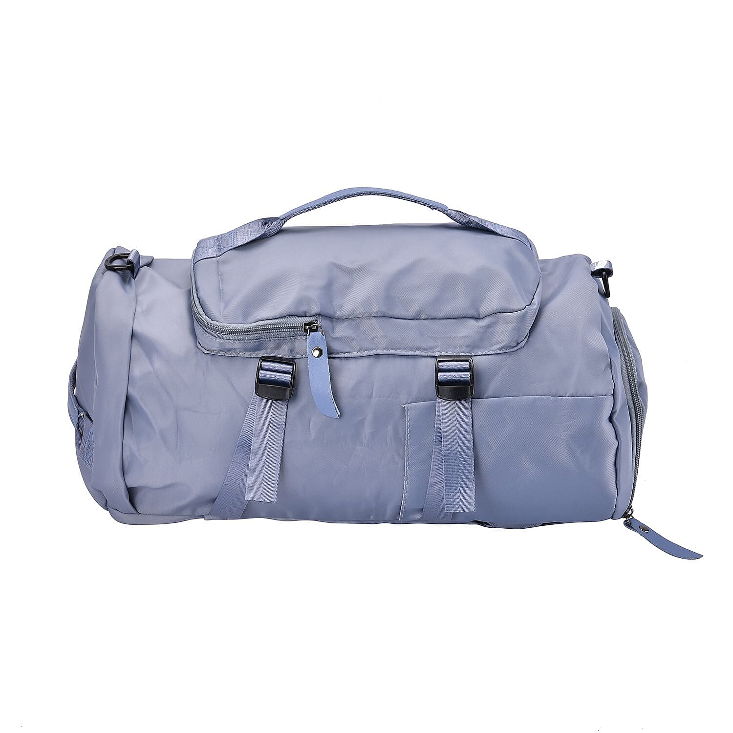 Polyester Solid Travel Bag (Size 43x23x23 cm) - Blue