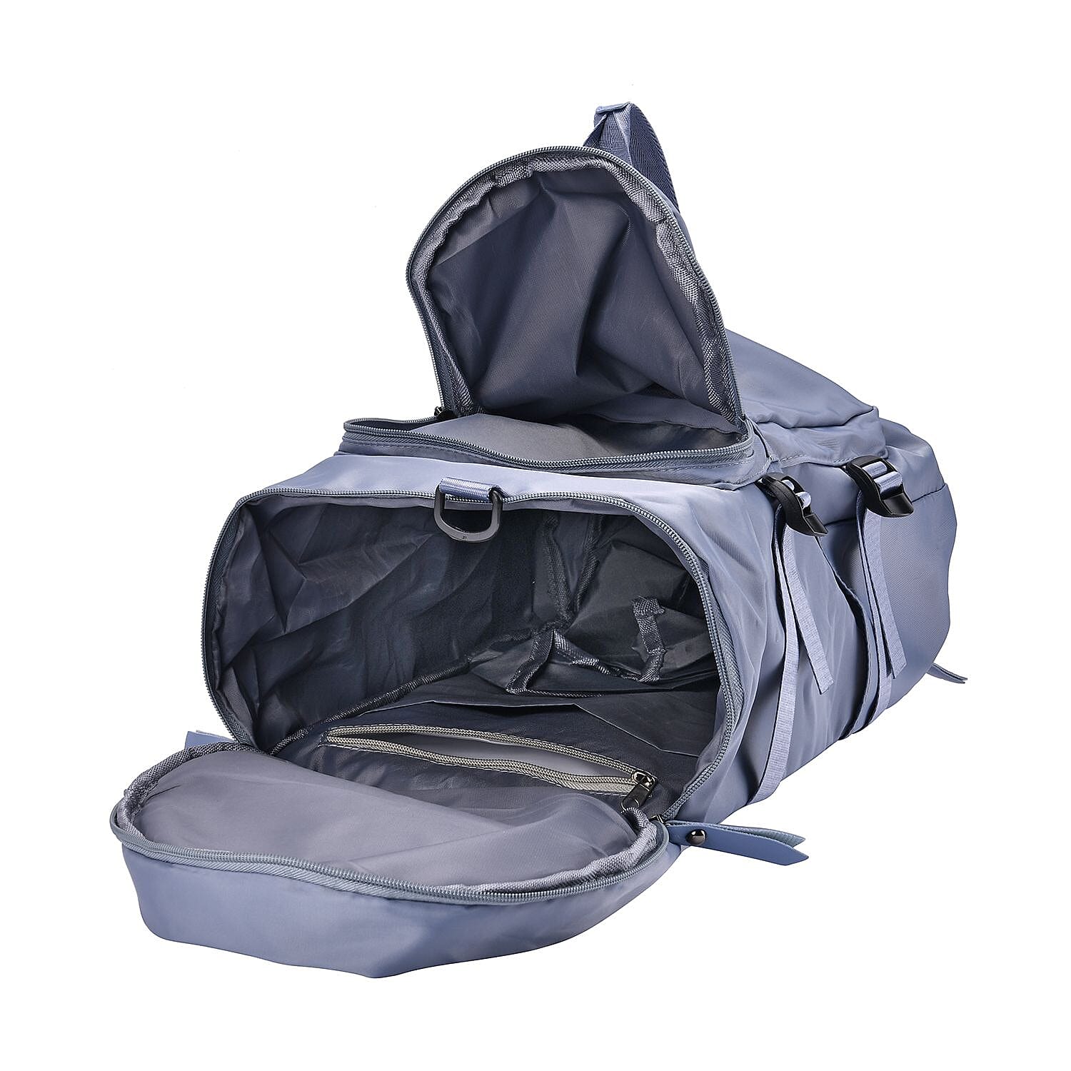 Polyester Solid Travel Bag (Size 43x23x23 cm) - Blue
