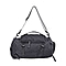 Multi-Function Travel Bag with Backpack Straps & 4 Exterior Zipped Pockets - Black
