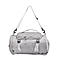 Multi-Function Travel Bag With Backpack Straps & 4 Exterior Zipped Pockets - Grey