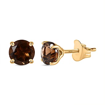 https://tjcuk.sirv.com/Products/75/0/7509196/Smoky-Quartz-2-Stone-Push-Post-Earring-in-Vermeil-YG-Sterling-Silver-1_7509196.jpg?w=342&h=342
