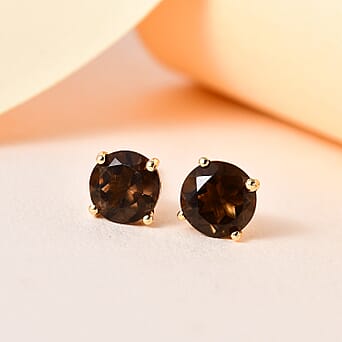 https://tjcuk.sirv.com/Products/75/0/7509196/Smoky-Quartz-2-Stone-Push-Post-Earring-in-Vermeil-YG-Sterling-Silver-1_7509196_1.jpg?w=342&h=342