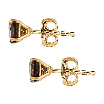 https://tjcuk.sirv.com/Products/75/0/7509196/Smoky-Quartz-2-Stone-Push-Post-Earring-in-Vermeil-YG-Sterling-Silver-1_7509196_3.jpg?w=342&h=342