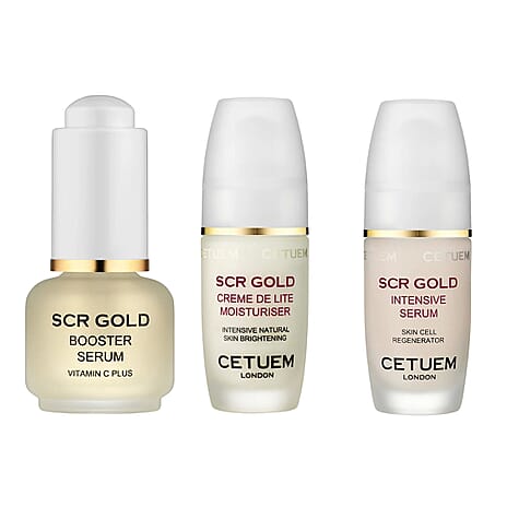 Cetuem Face Trio Set (Incl. Booster Serum, Creme De Lite & Regenerator Serum)