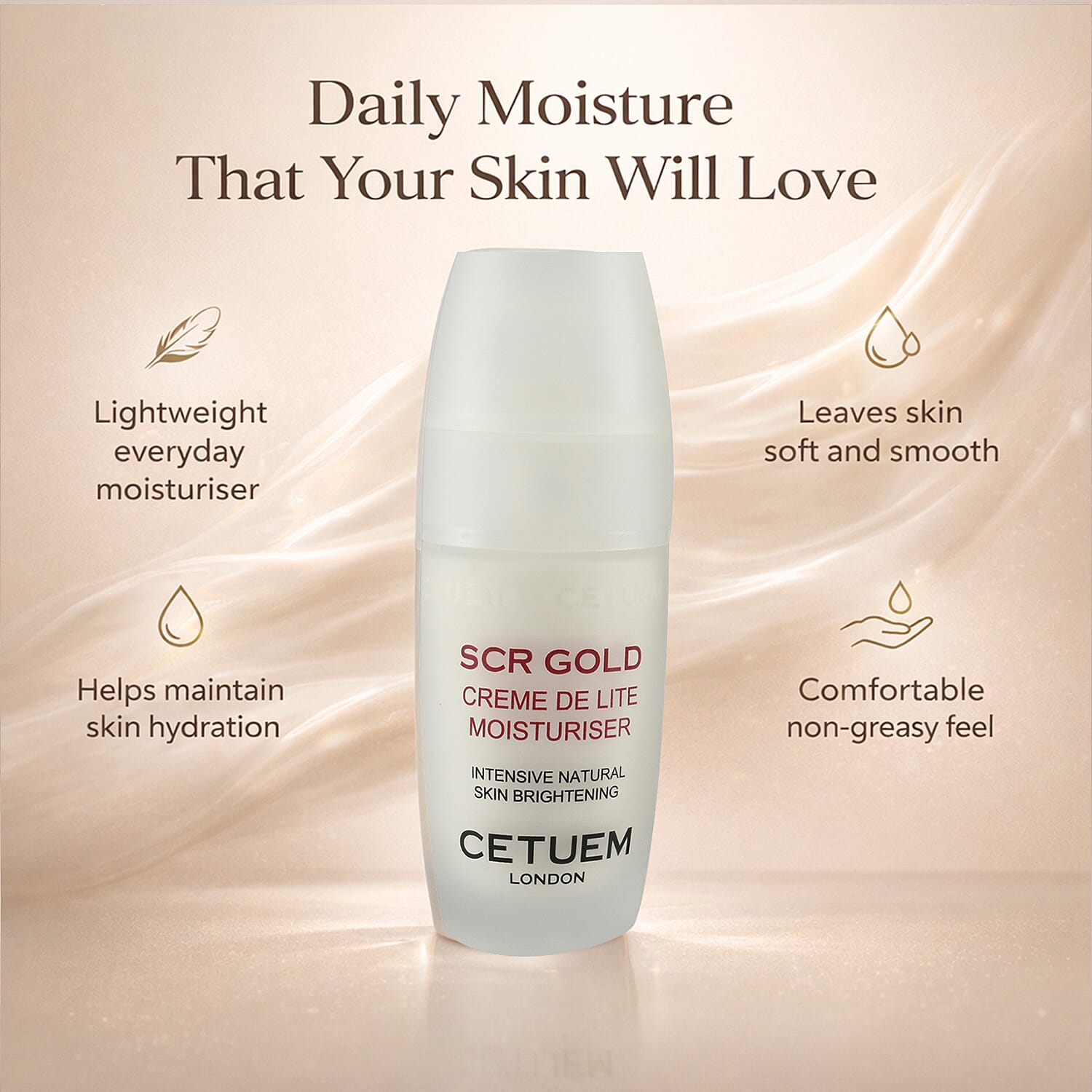 Cetuem Face Trio Set (Incl. Booster Serum, Creme De Lite & Regenerator Serum)