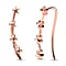 18K Rose Gold Vermeil Plated Sterling Silver Climber Earrings