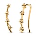 18K Yellow Gold Vermeil Plated Sterling Silver Climber Earrings