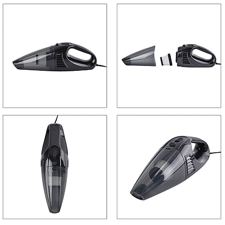 Portable Car Vacuum Cleaner - Bagless (Cigarette Lighter Port and 3m Cable) - 12V