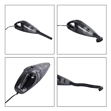 Portable Car Vacuum Cleaner - Bagless (Cigarette Lighter Port and 3m Cable) - 12V