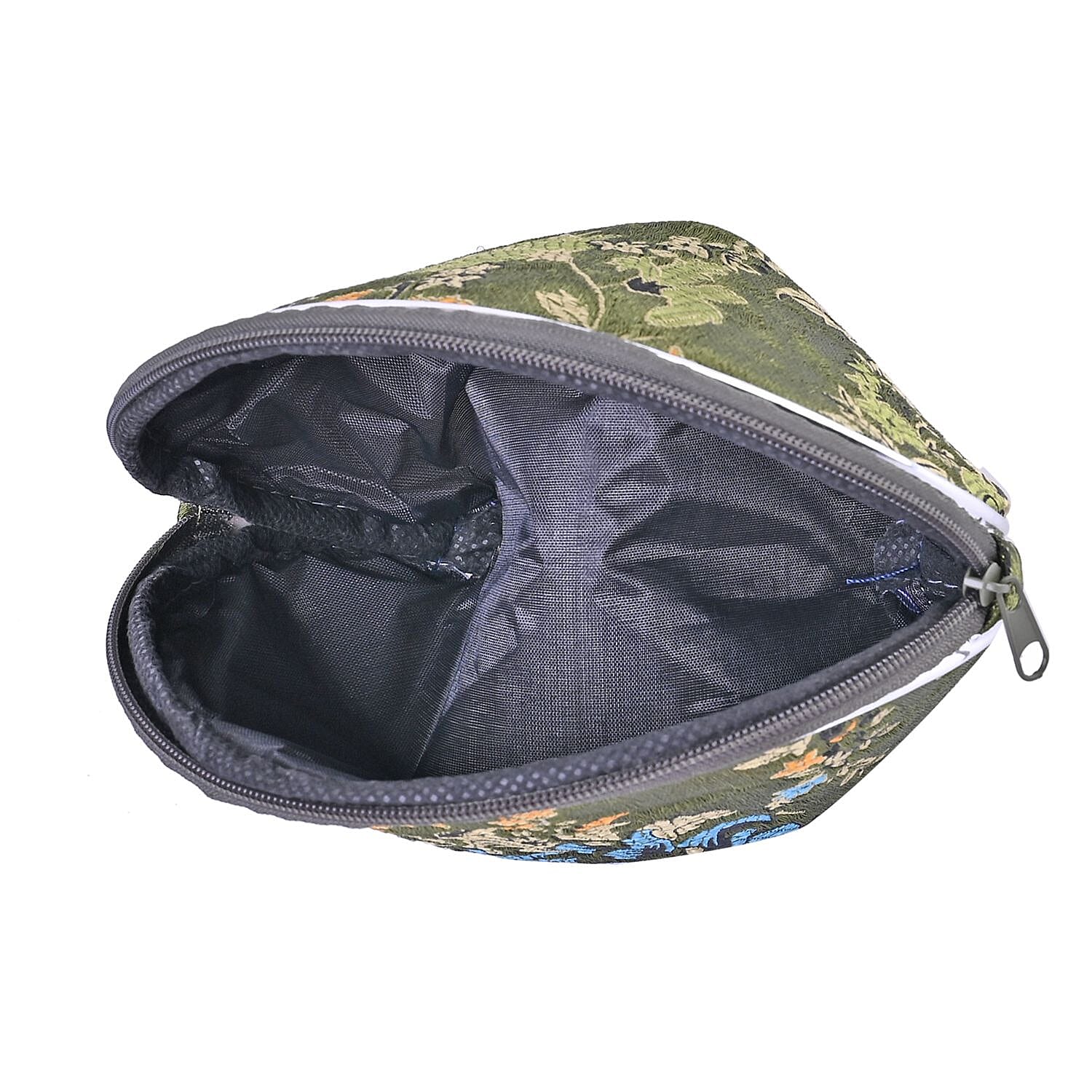 Embroidery Jewellery Box (Size 22x14x1 in) - Green & Purple