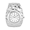 STRADA Bangle Ladies Watch in Pure White Stainless Steel