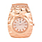STRADA Bangle Ladies Watch in Rose Gold Finish Stainless Steel