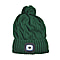 USB Rechargeable Waterproof LED Lighted Bobble Hat with Sherpa Lining (Size 26x20 Cm) - Beige
