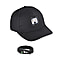 LED Baseball Cap and Bracelet with Compass - Black