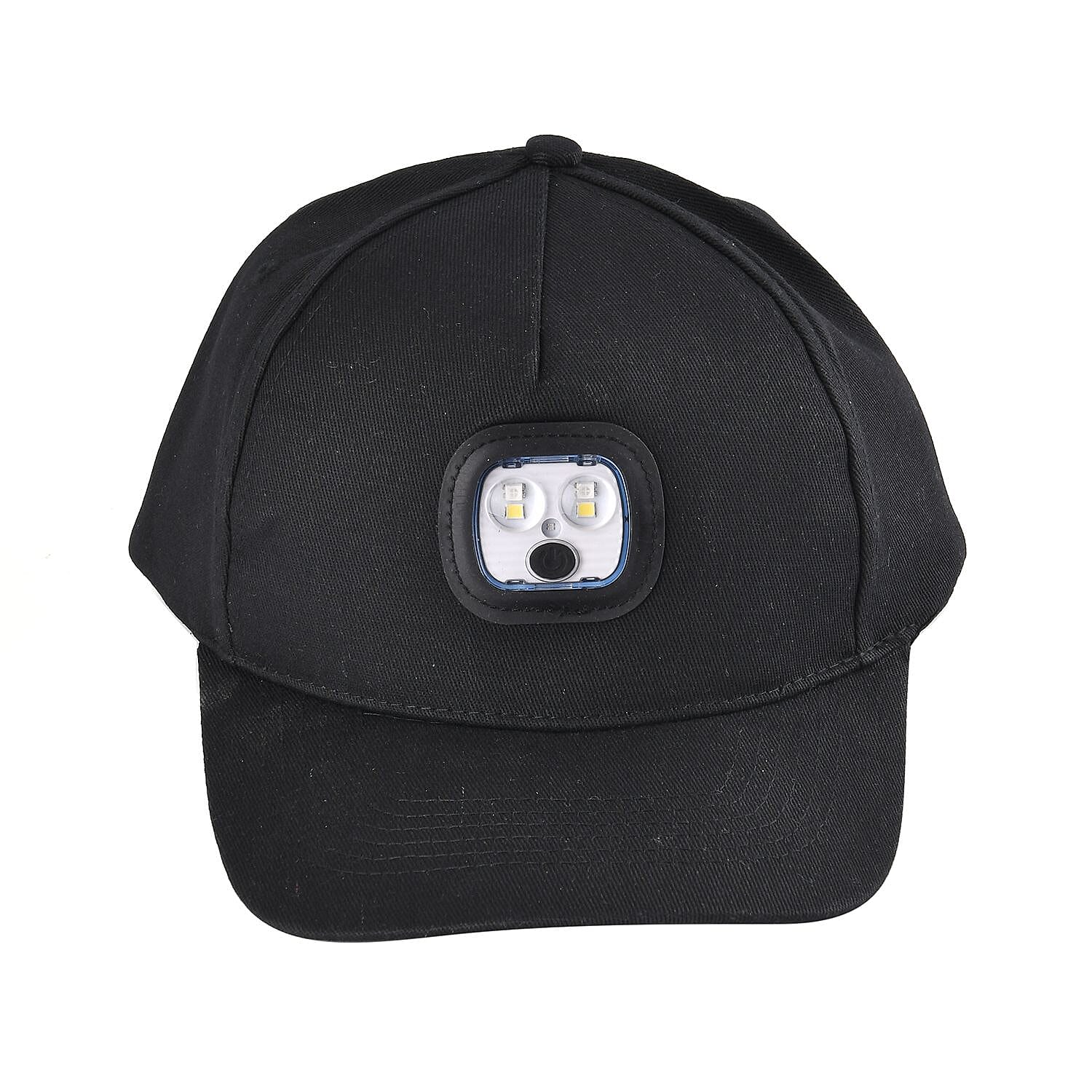 Cotton Patterned Hat, Cap and Earmuff (Size 11x1 cm) - Black & Black