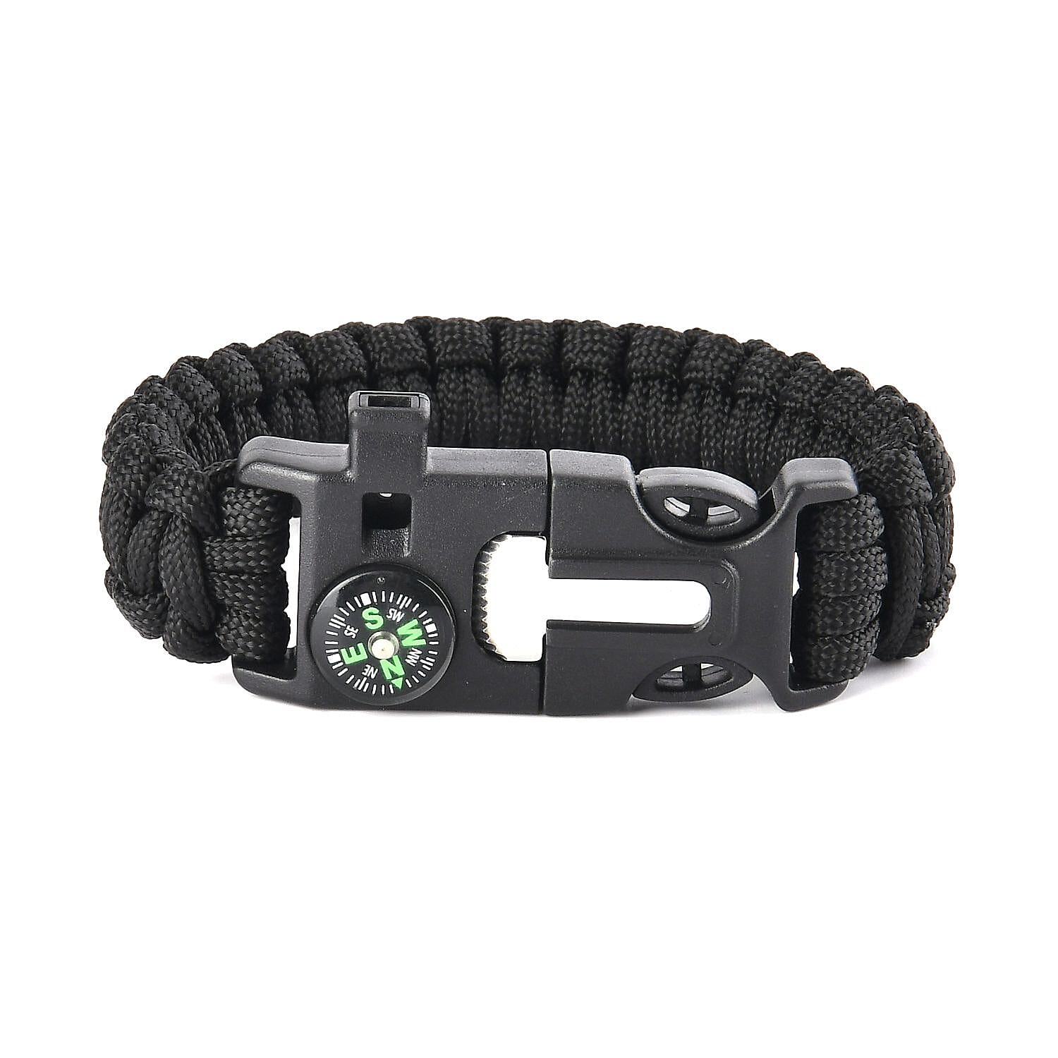 Cotton Patterned Hat, Cap and Earmuff (Size 11x1 cm) - Black & Black