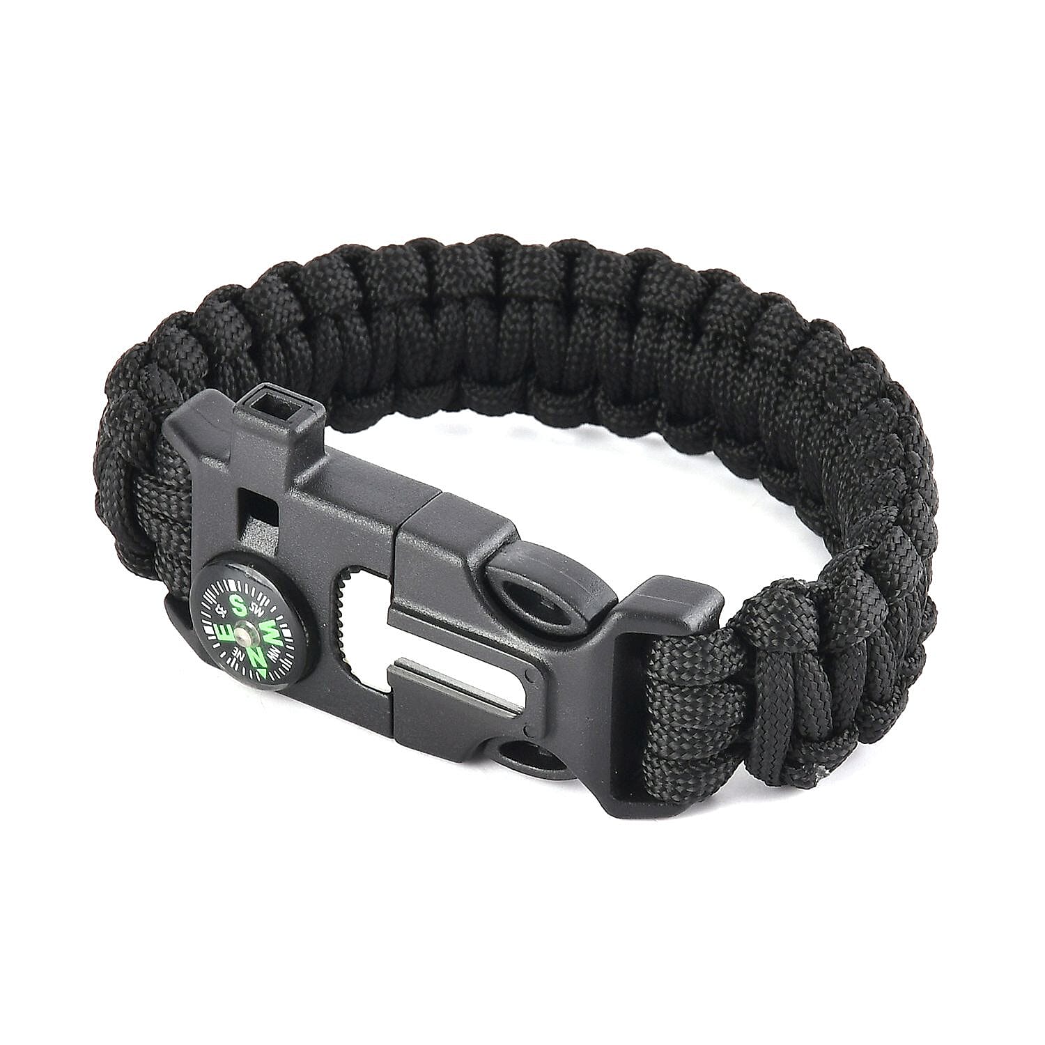 Cotton Patterned Hat, Cap and Earmuff (Size 11x1 cm) - Black & Black