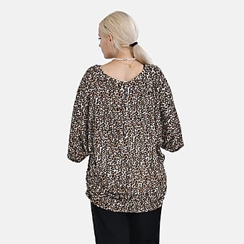 https://tjcuk.sirv.com/Products/75/1/7512885/Tamsy-Polyester-Leopard-Top-Size-106x1-cm-Brown-Brown_7512885_1.jpg?w=342&h=342