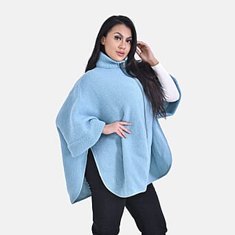 https://tjcuk.sirv.com/Products/75/1/7512897/Tamsy-Polyester-Patterned-Poncho-Size-75x1-cm-Aqua-Blue-Grey_7512897_2.jpg?w=342&h=342