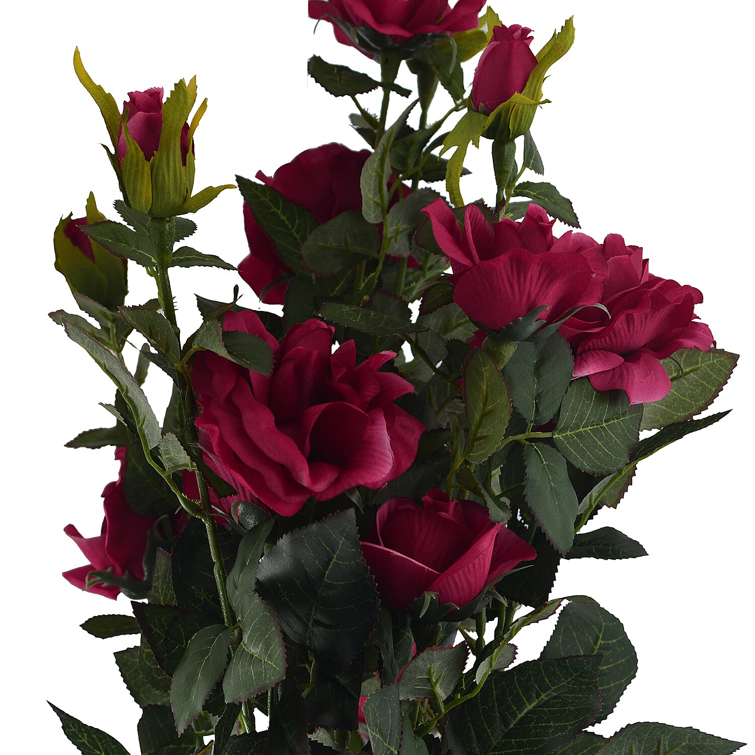 Multi-Stemmed Rose (Size 97x18 cm) - Dark Pink