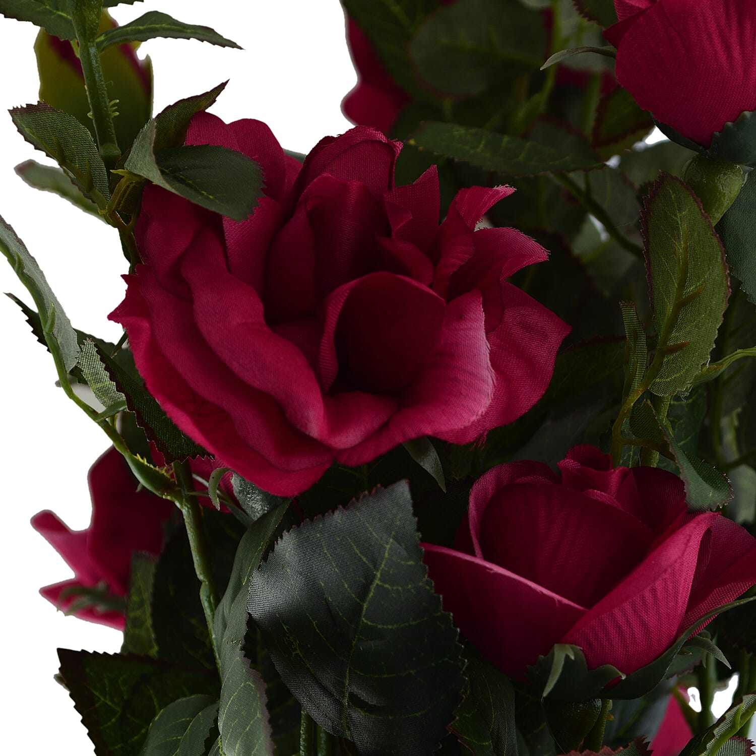 Multi-Stemmed Rose (Size 97x18 cm) - Dark Pink