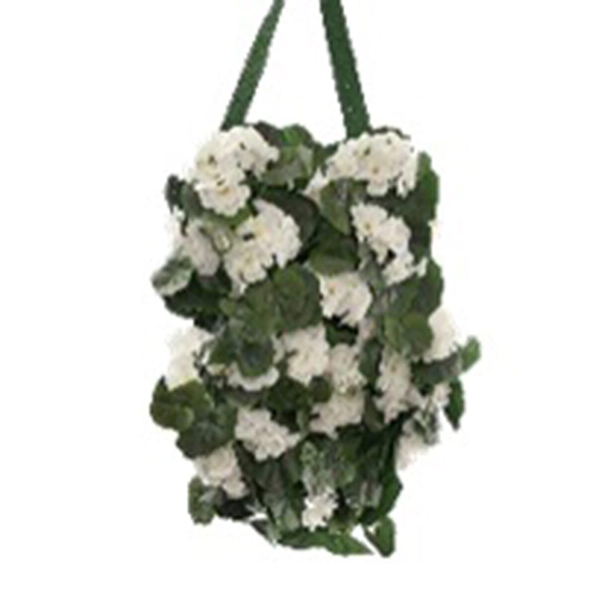 Hanging Flower Pouch (Size 60x30x10 cm) - White
