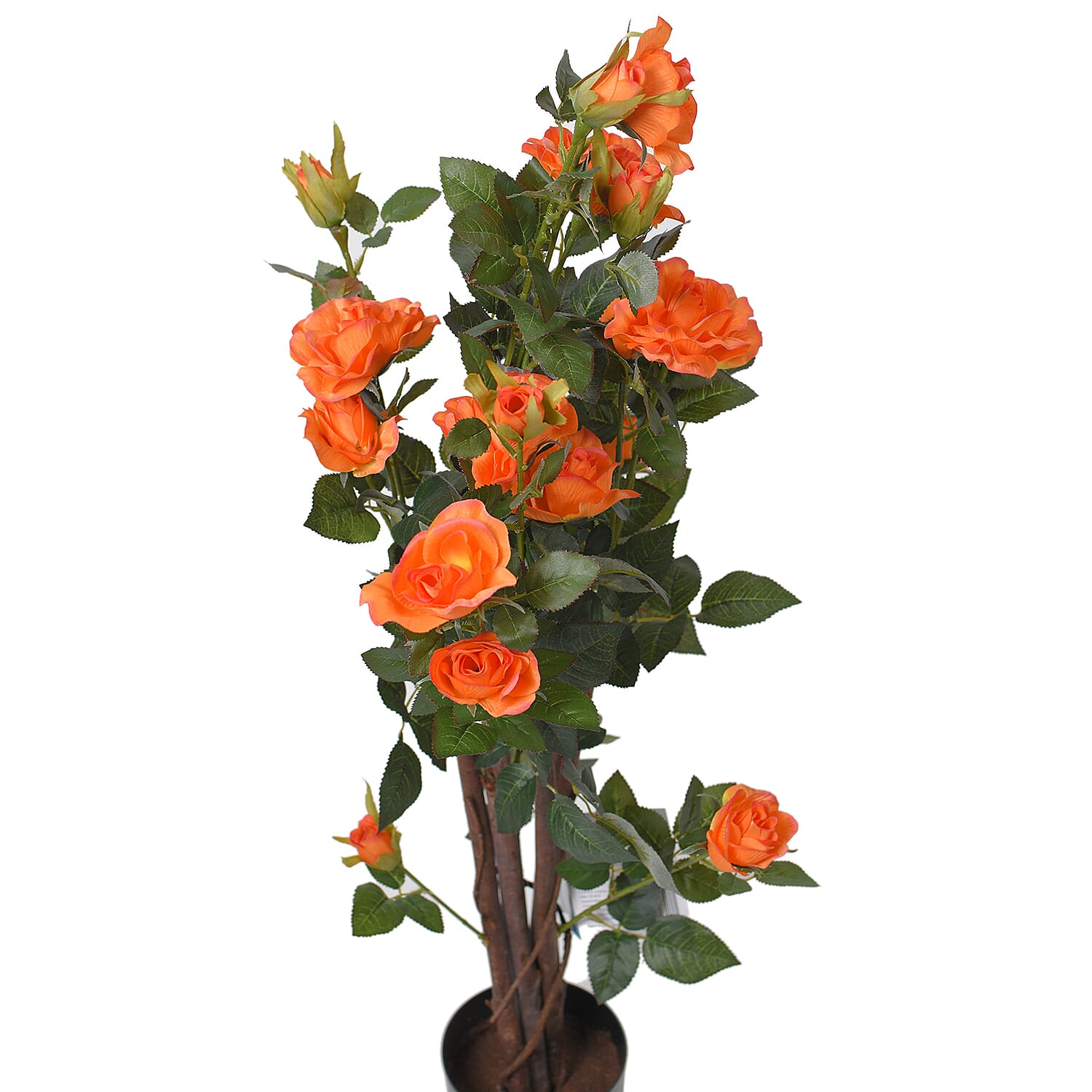 Multi-Stemmed Rose (Size 97x18 cm) - Orange