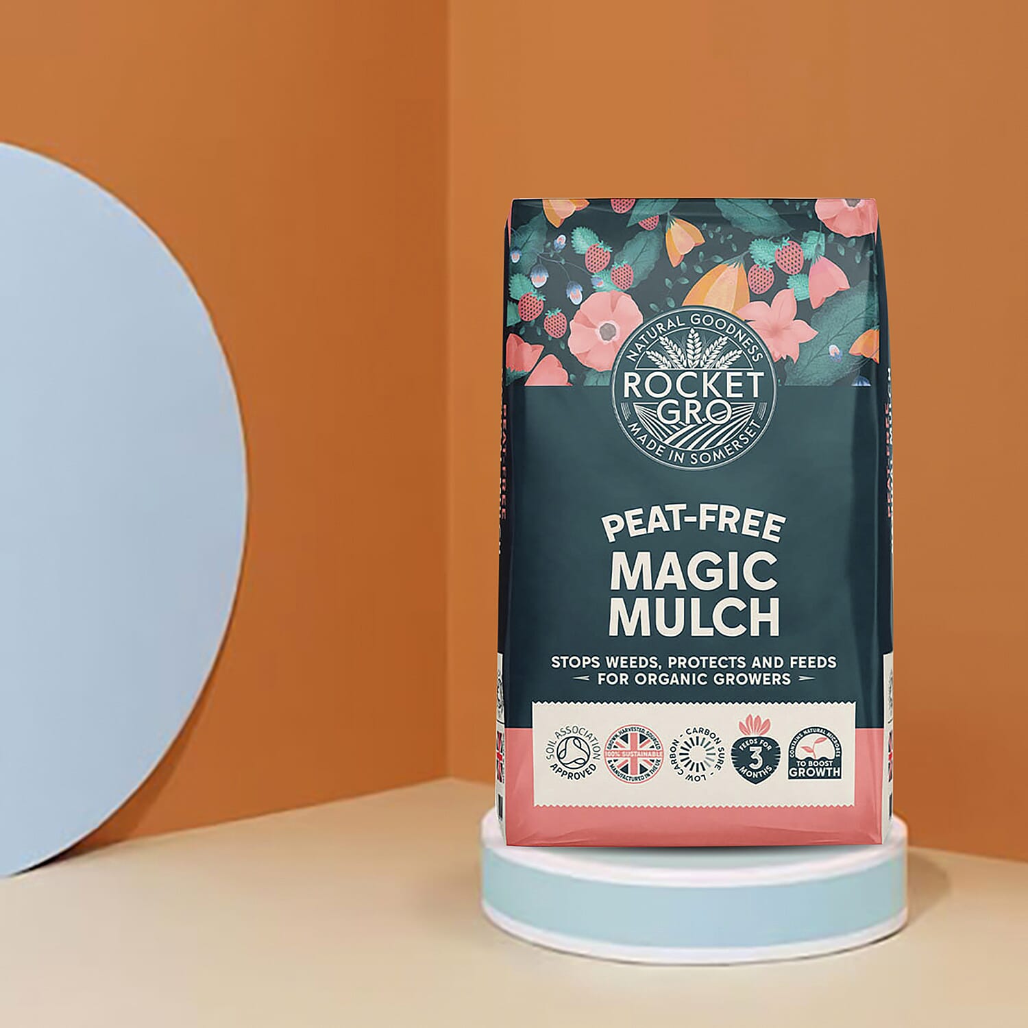 RocketGro Peat Free Magic Mulch 80L (40L x 2)