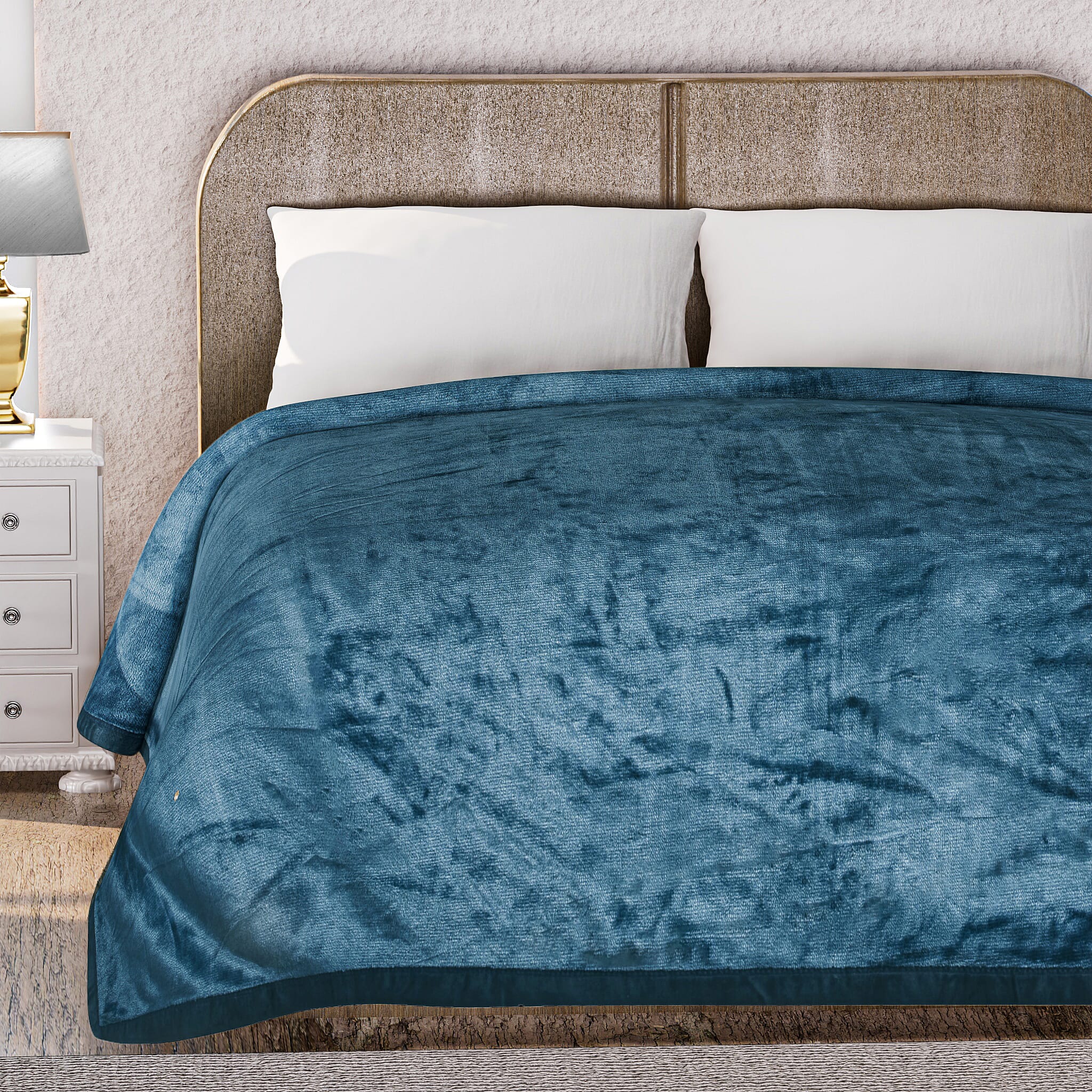 BIGGEST EVER BLANKET AT TJC-  Luxurious Super Soft Blanket (Double Size, 220x150 cm) - Teal