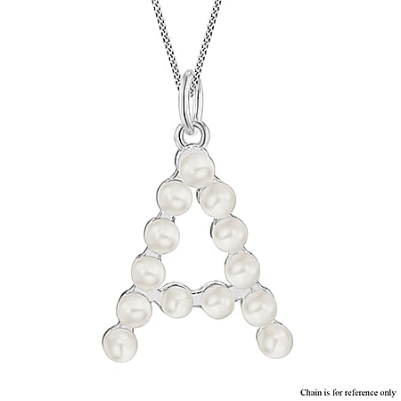 Fresh Water Pearl  Pendant  Sterling Silver 2.60 ct  2.600  Ct.
