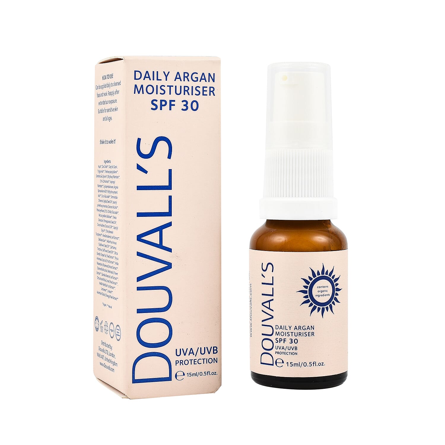 Douvalls - SPF30 Argan Moisturiser - 15ml