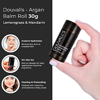https://tjcuk.sirv.com/Products/75/1/7514781/Douvalls-Argan-Balm-Roll-30g-Lemongrass-Mandarin_7514781_3.jpg?w=342&h=342