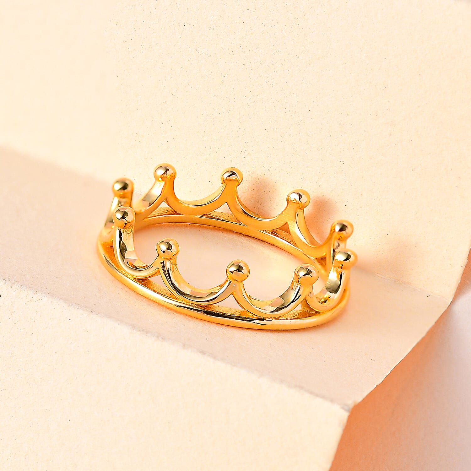 Crown Ring in Sterling Silver