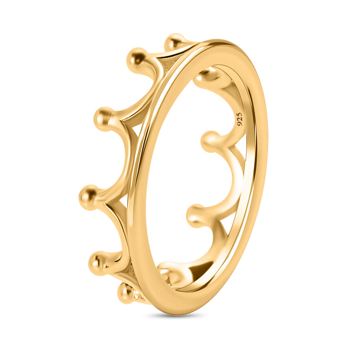 Crown Ring in Sterling Silver