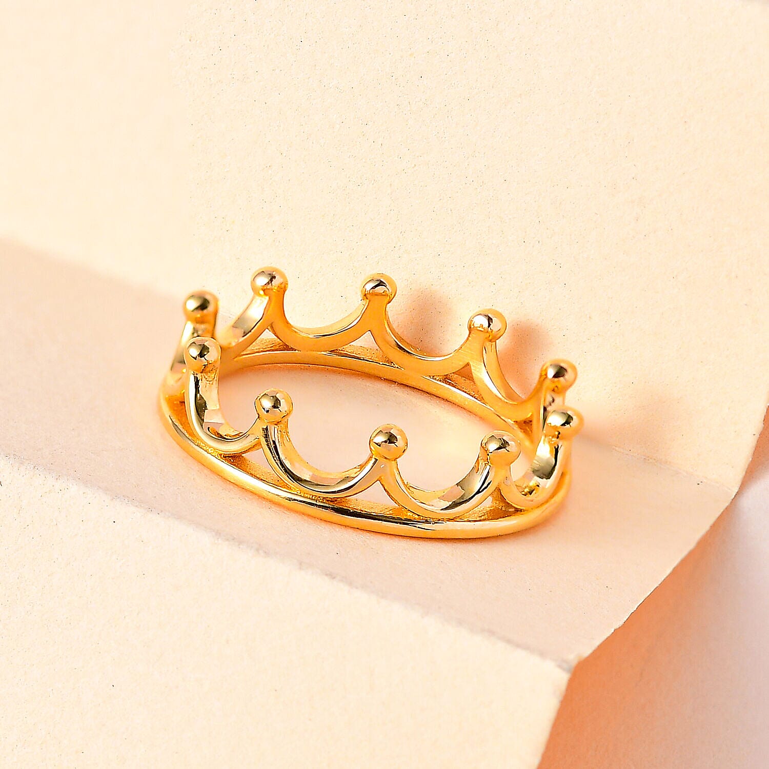 Crown Ring in Sterling Silver