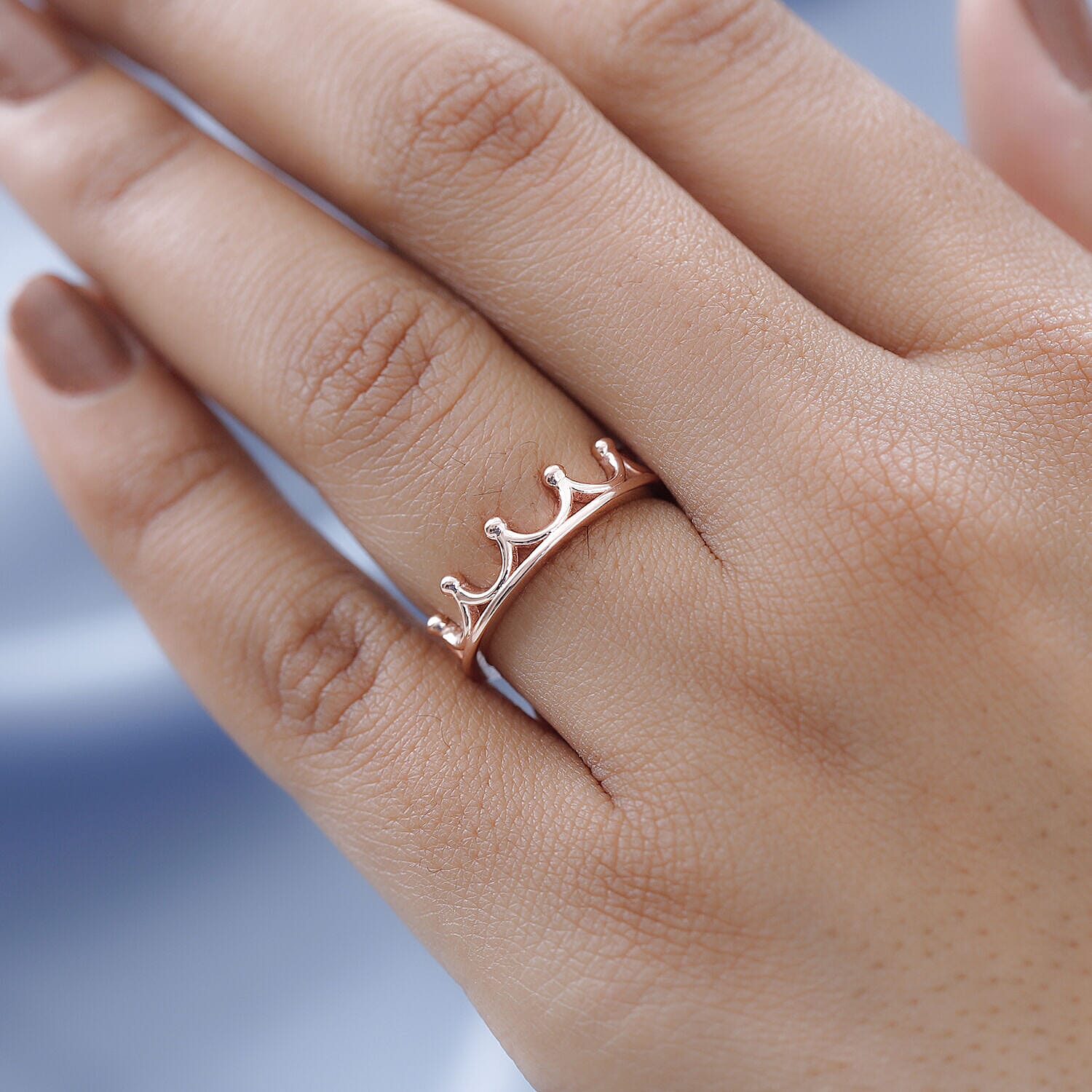 Crown Ring in Sterling Silver