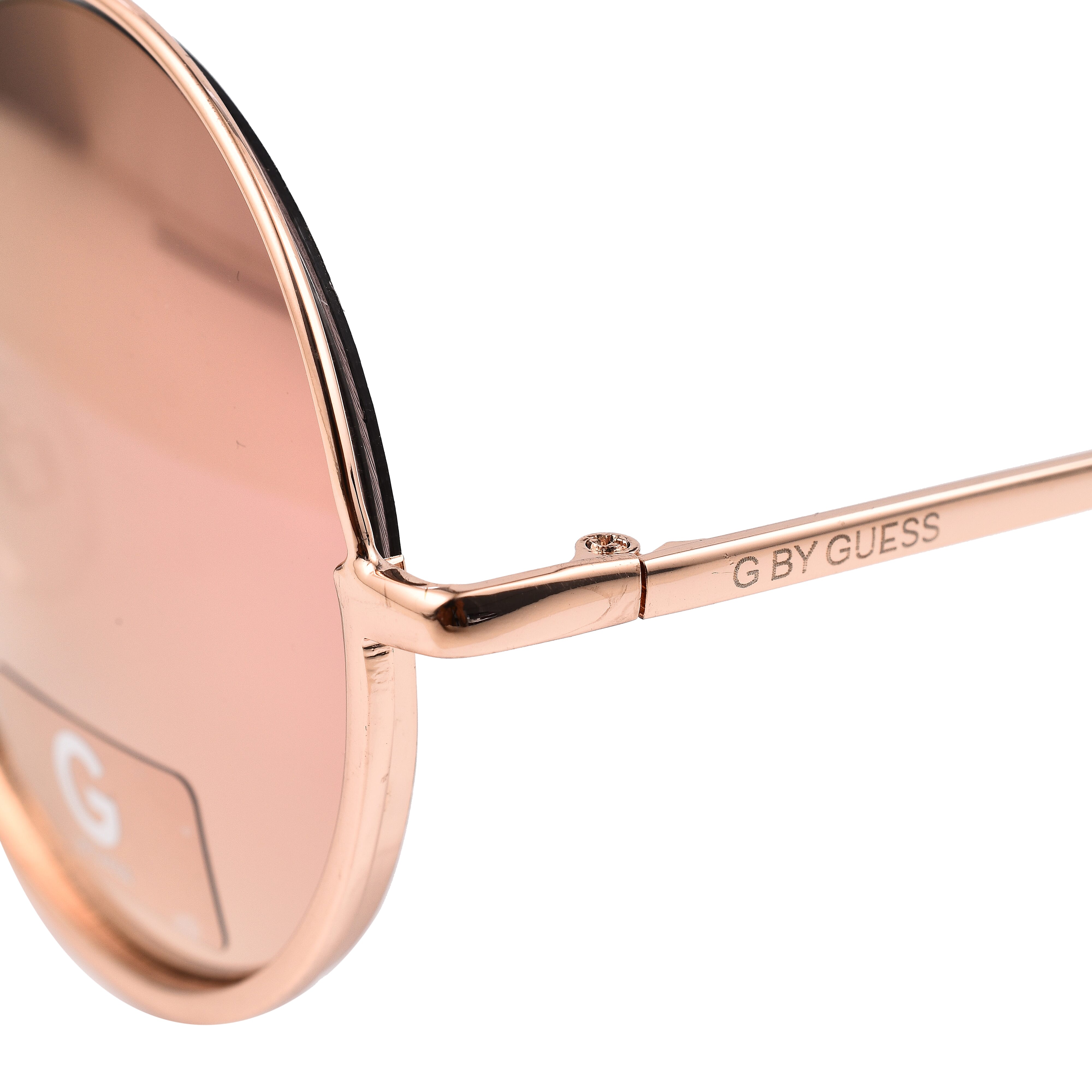 GUESSS Women Round Sunglasses - Gold