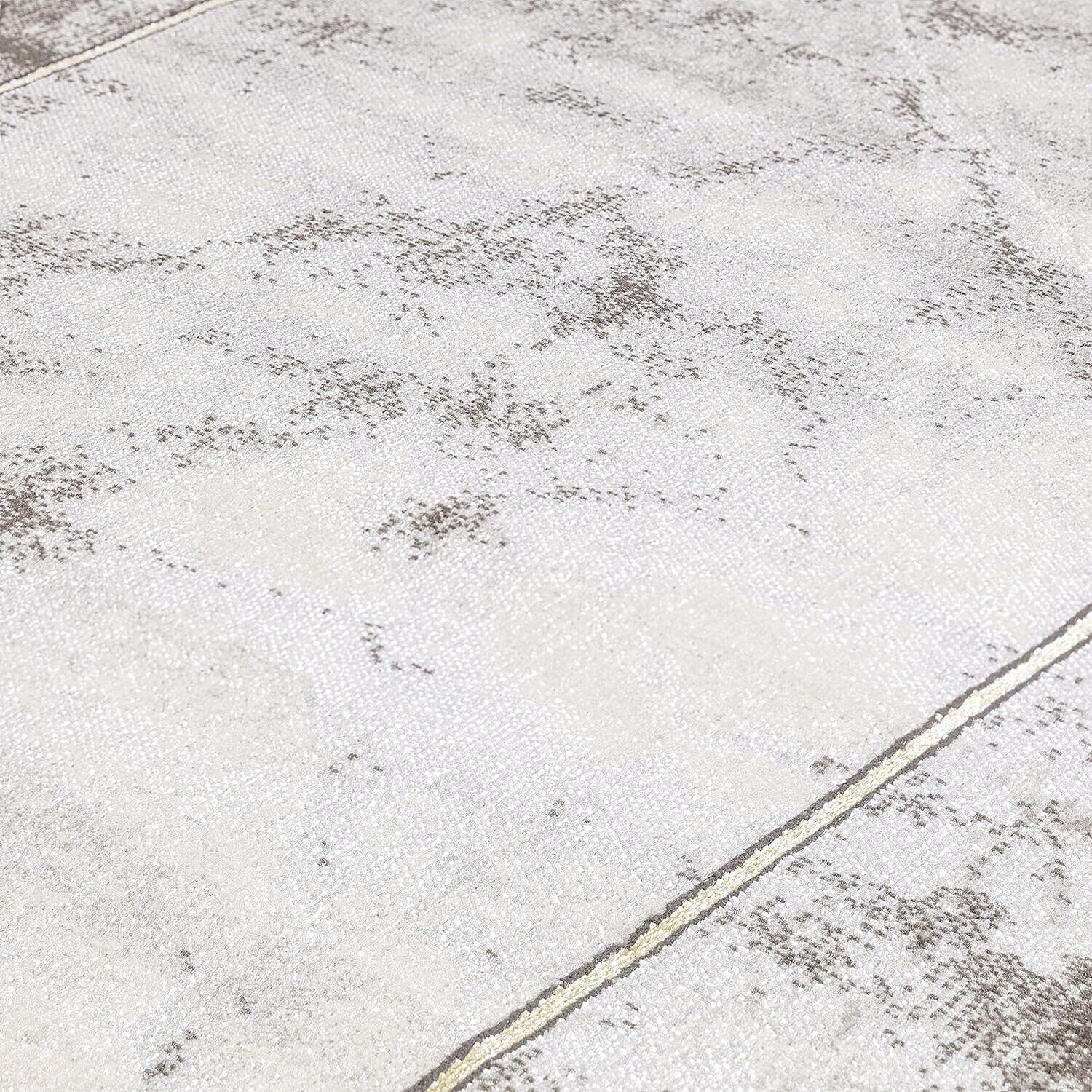 Scandi Rug and Door Mat (Size 210x150x2 cm) - Grey & Cream