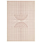 Scandi Rug and Door Mat (Size 210x150x2 cm) - Grey & Cream