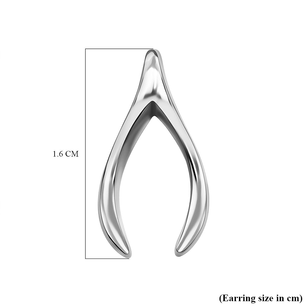 Platinum Overlay Sterling Silver Solitaire Stud Push Post Earring Platinum Overlay Sterling Silver Solitaire Stud Push Post Earring